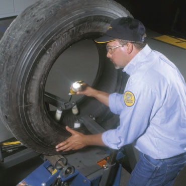 Bandag Process - Step 1 - Denray Tire - Winnipeg - Manitoba